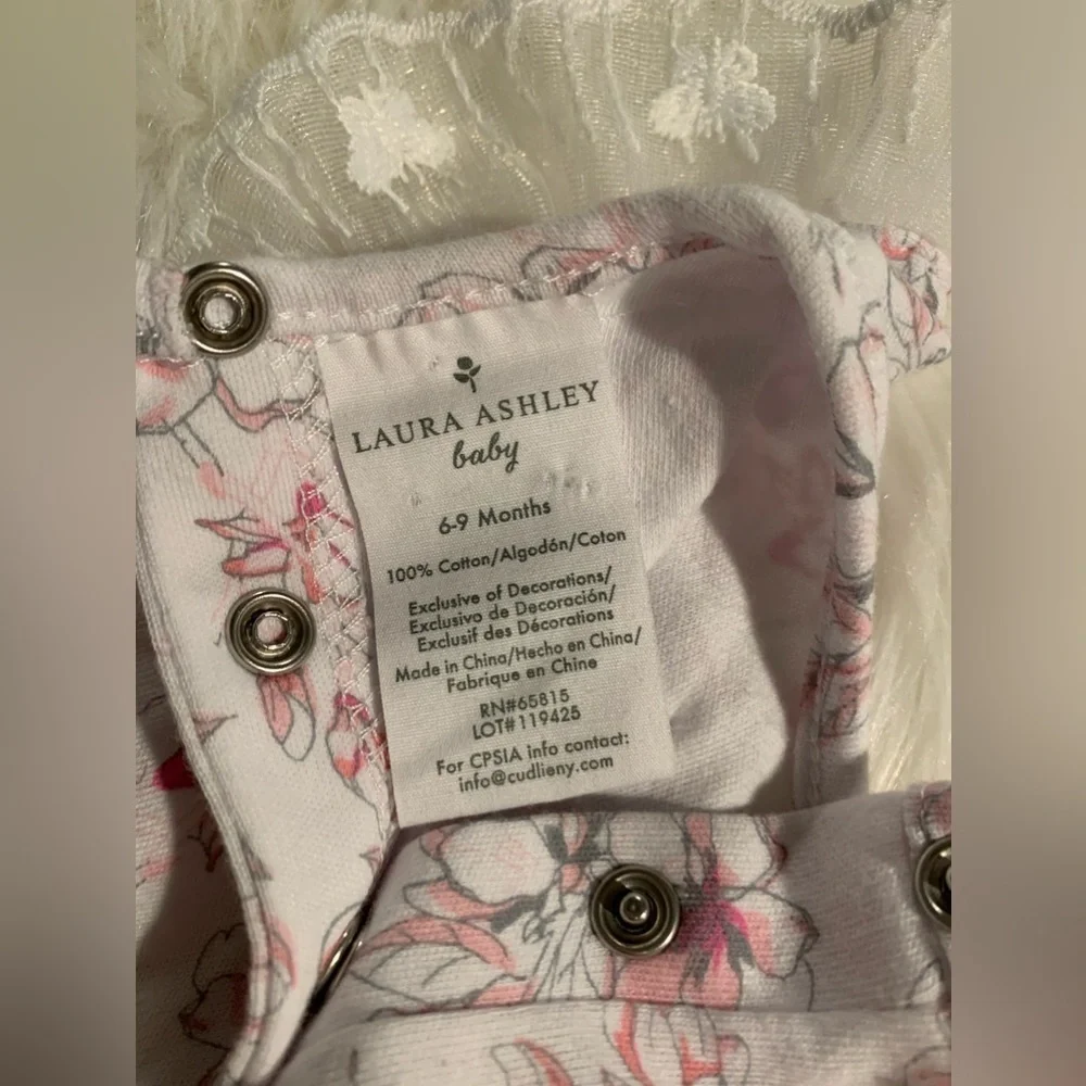 Laura Ashley baby - Floral tutu romper (Size 6-9m) - Picture 3 of 3